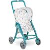 Teddy Bear Stroller - COROLLE - 30cm Baby Doll Accessory - Blue - Light and Easy To Use