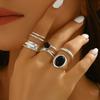 Ins Cold Wind Ring Women's Fashion Simple Light Luxury Niche Design Joint Ring Combination Tail Ring