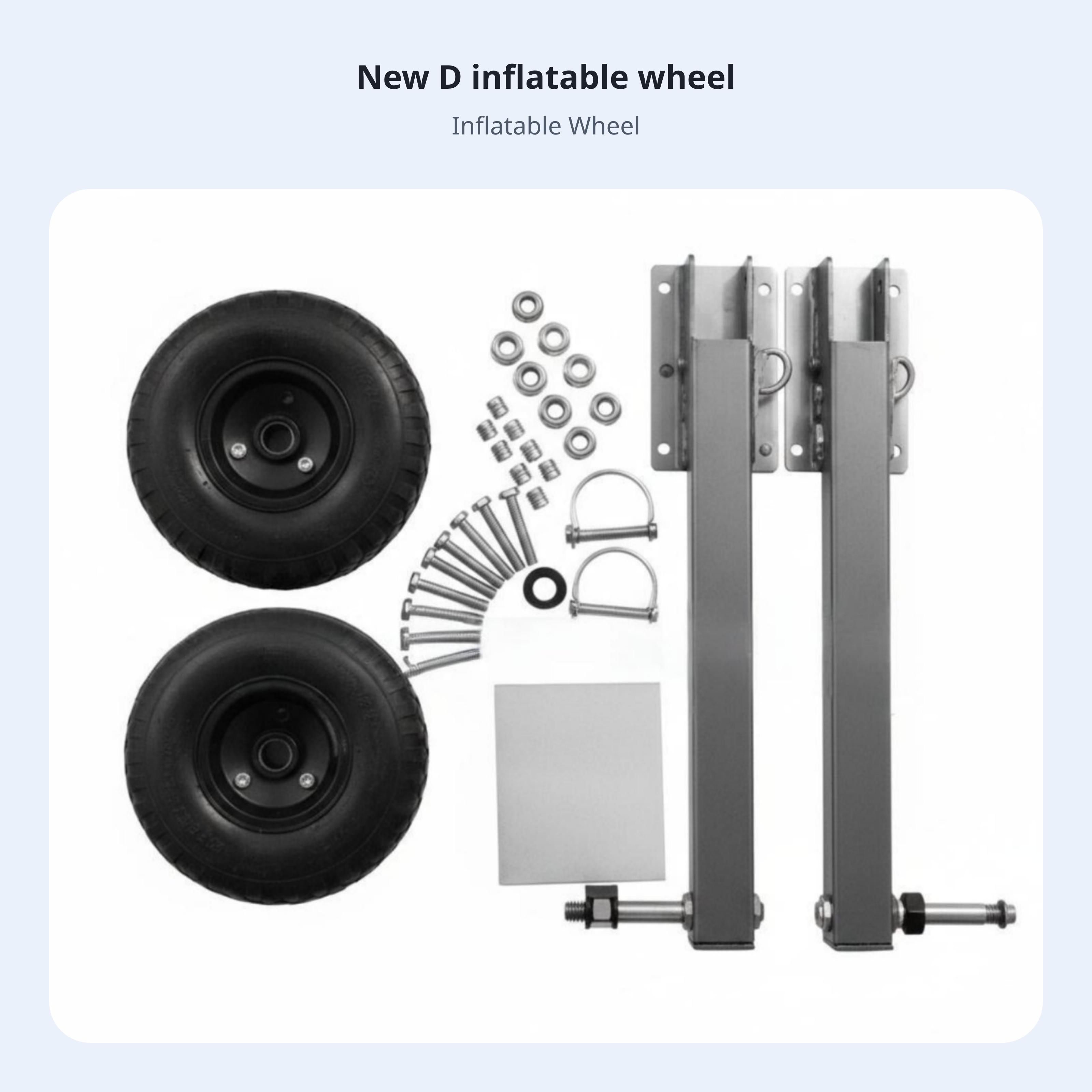 Inflatable Boat Ing Wheels Rust Resistant Stainless Steel Stern Wheels Stainless Steel Stern Trolley Sturdy Duty Inflatable Wheel