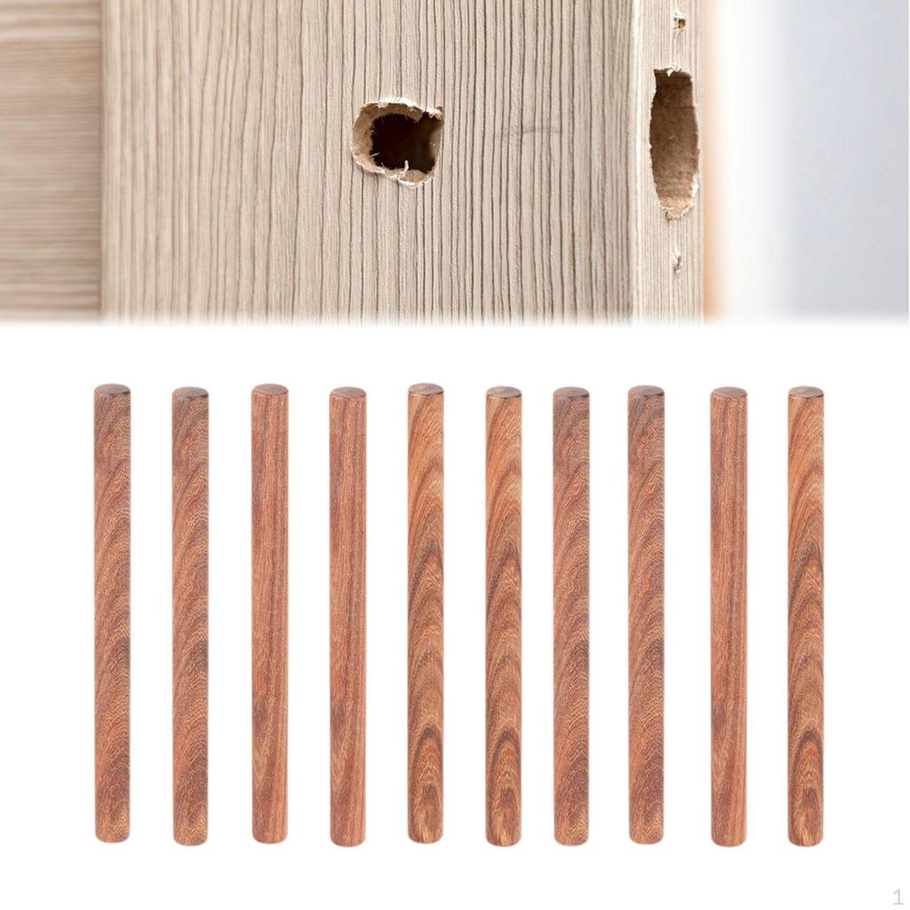 Dřevěné kolíkové tyče Kulaté tyčky Příslušenství, Pevné, Všestranné, Dekor Pevné Nedořešené Tvrdé dřevo pro