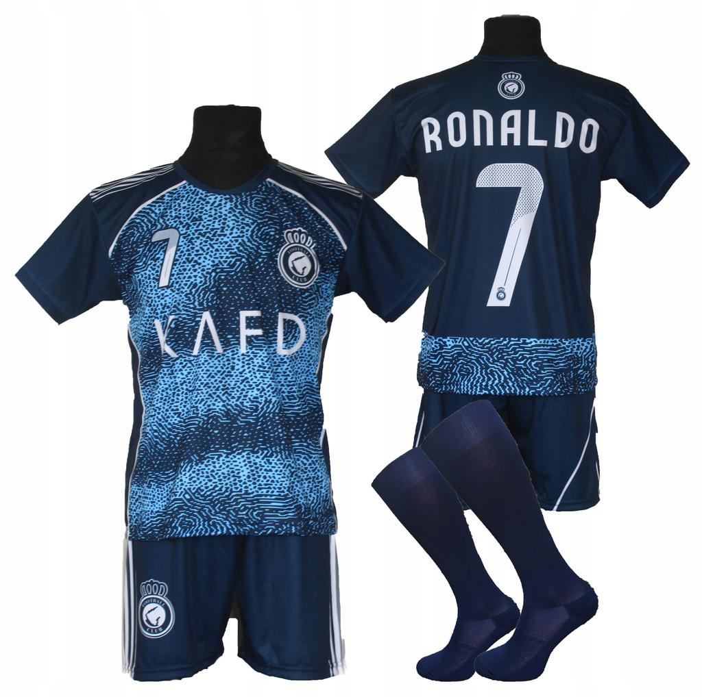 RONALDO Sportset Fußballtrikot AL NASSR marineblau - OO 164