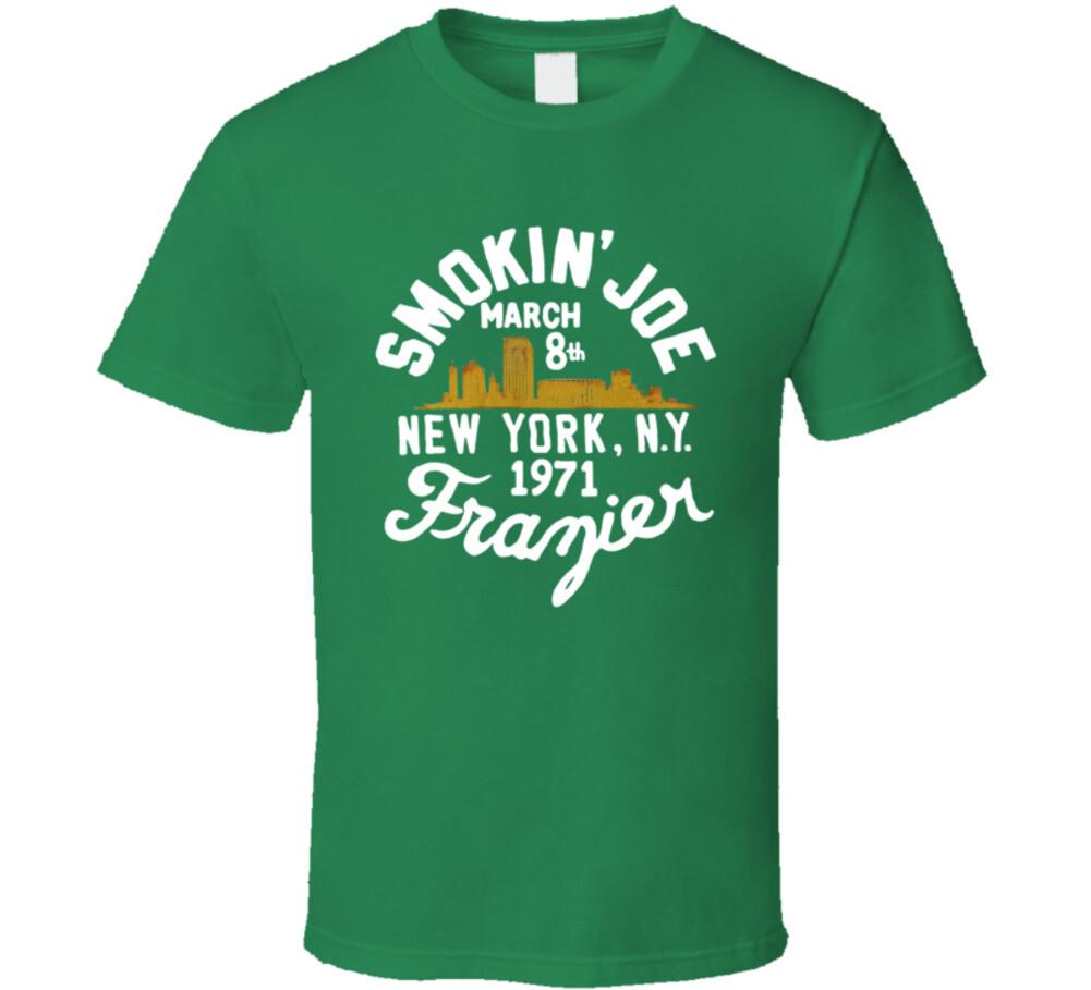 Smokin Joe Frazier New York 1971 Boxing Fan T Shirt Mens Womens Tees Top 2XL