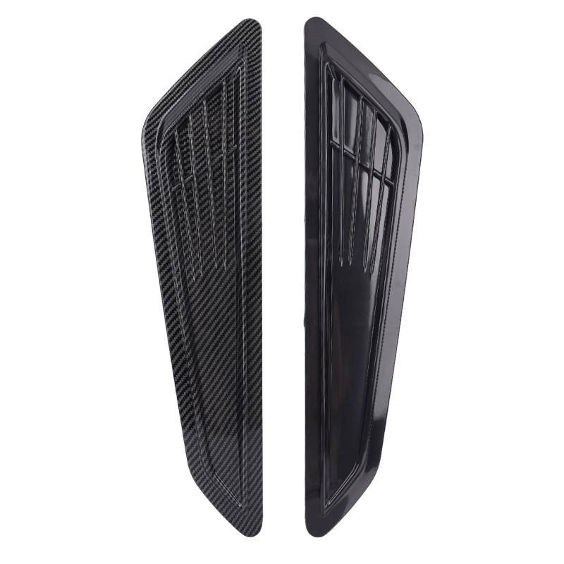 Universal Car Air Flow Decorative Intake Hood Scoops Bonnet Vent Cover  Car Hood Scoops Air Intake Vent Cover