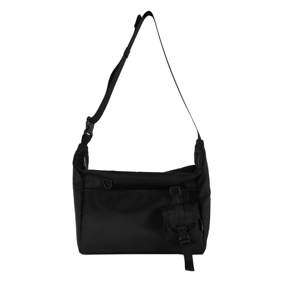 

Oxford Cloth Crossbody Bag with Earphone Bag Fitness Boys Bag Casual Sport Shoulder Bag Unisex чёрный