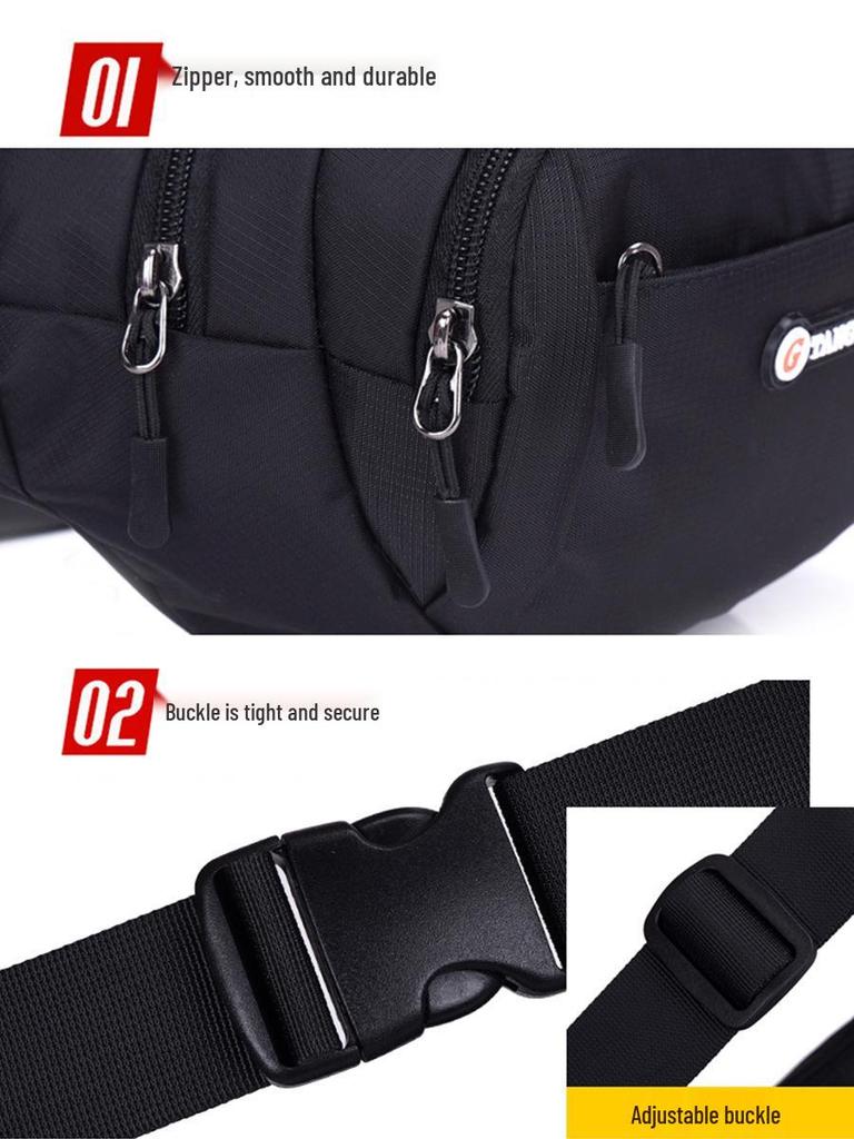 Multi-functional Mobile Phone Waist Bag for Outdoor Sports, Running, Hiking, Cycling & Business - Large Capacity