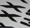 EDIS9 Brilliant Shiny Gloss Black Letters Trunk Emblems Number Badge for BMW X1 X2 X3 X4 X5 X6 X7 Z4 GT