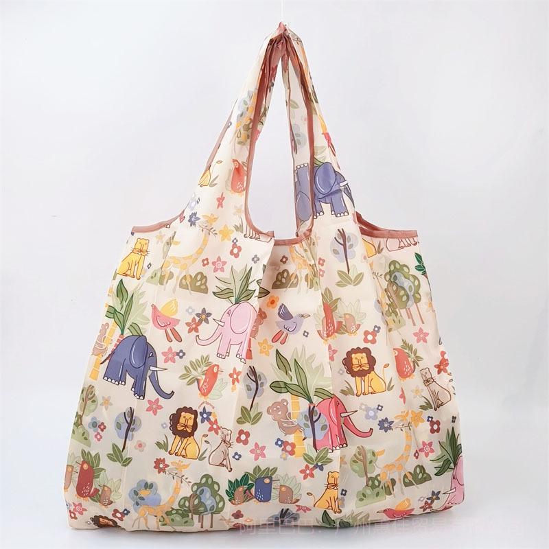 

Large Eco-Friendly Foldable Grocery Bag - Stylish, Lightweight, & Reusable for Shopping & Storage