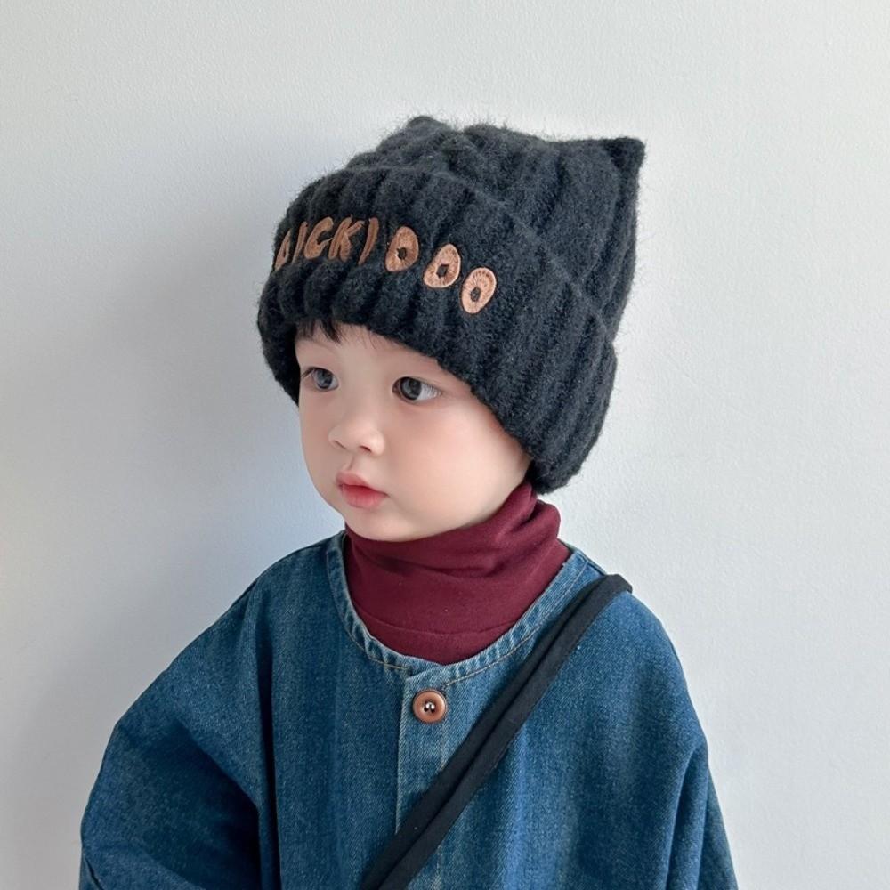 Coldproof Pullover Cap Warm Beanie Hat New Ear Protection Hat  Baby