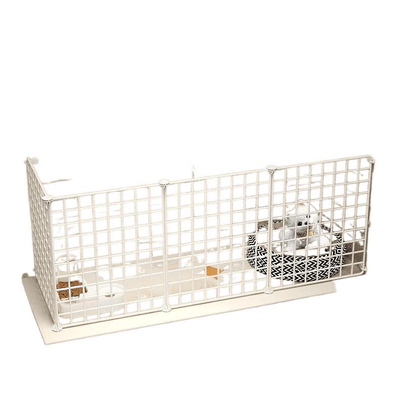 Indoor Pet Fence: Adjustable Small Dog & Cat Cage with Free Combination Splicing