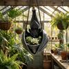 Creative Bat Shaped Flower Pot Gothic Style Bat Wing Flowerpot Unique Wall Plant Pot  Garden Decor