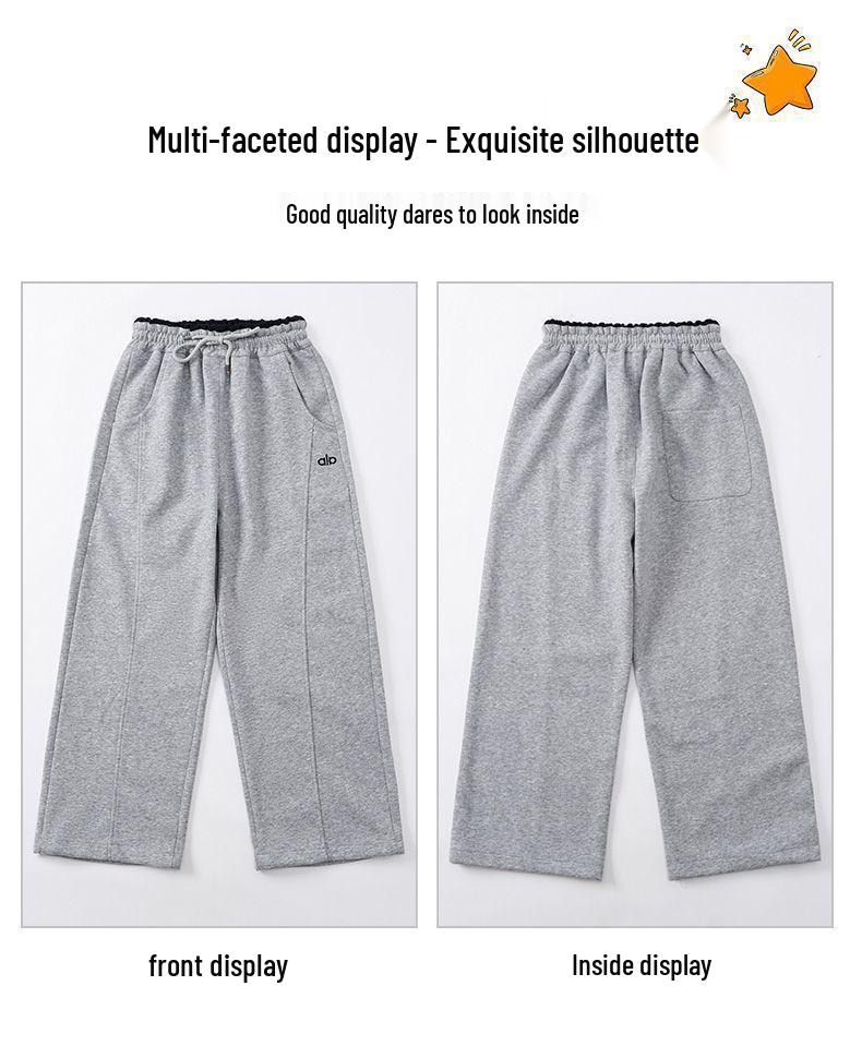 Sonbahar/Kış 2025 Kız Çocuk Düz Bacak Spor Pantolonu - Ortaokul Çocukları Uzun Pantolon