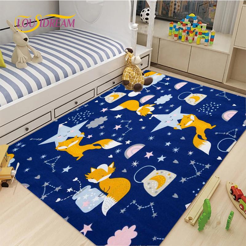 Cute Cartoon Dinosaur Carpet for Living Room Bedroom Rugs Kitchen Kids Door Unslip Floor Mat Birthday gift photography props Rug