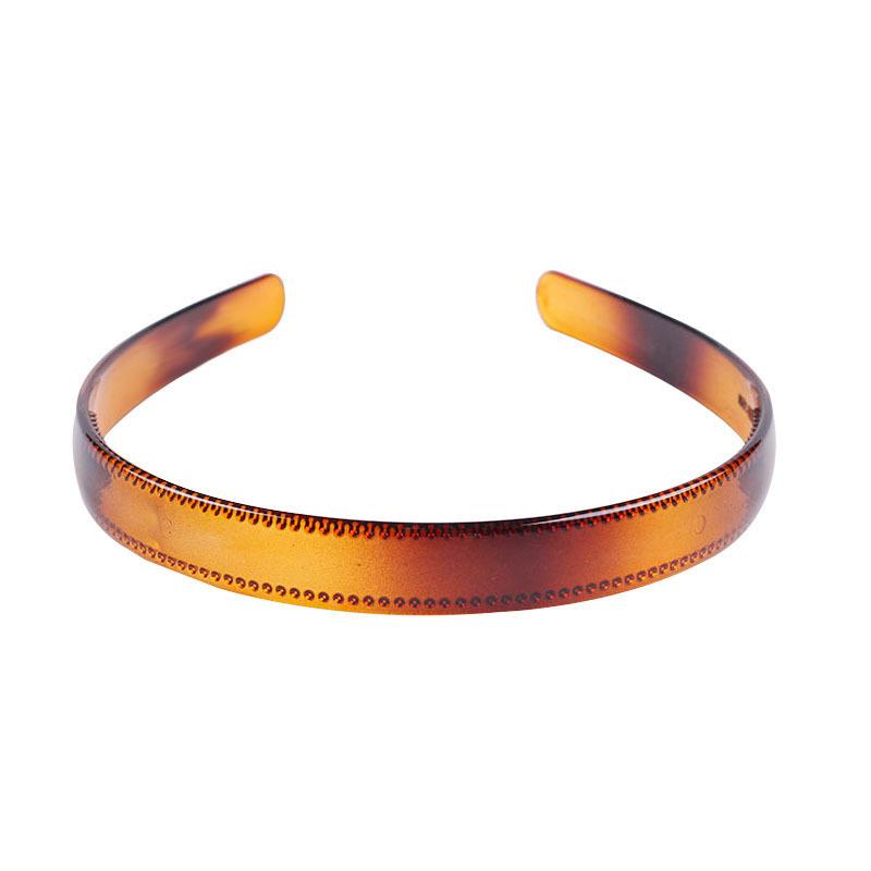 

Unisex 1.5cm Wide Fashion Black Toothed Headband for DIY and Face Washing