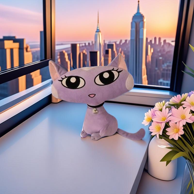 Плюшевая игрушка «Кошка: Очаровательная и Опасная» 20 cm
