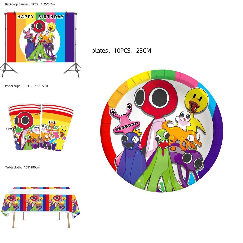 Fournitures de fête Roblox Rainbow Friends Pour une célébration d'anniversaire inoubliable