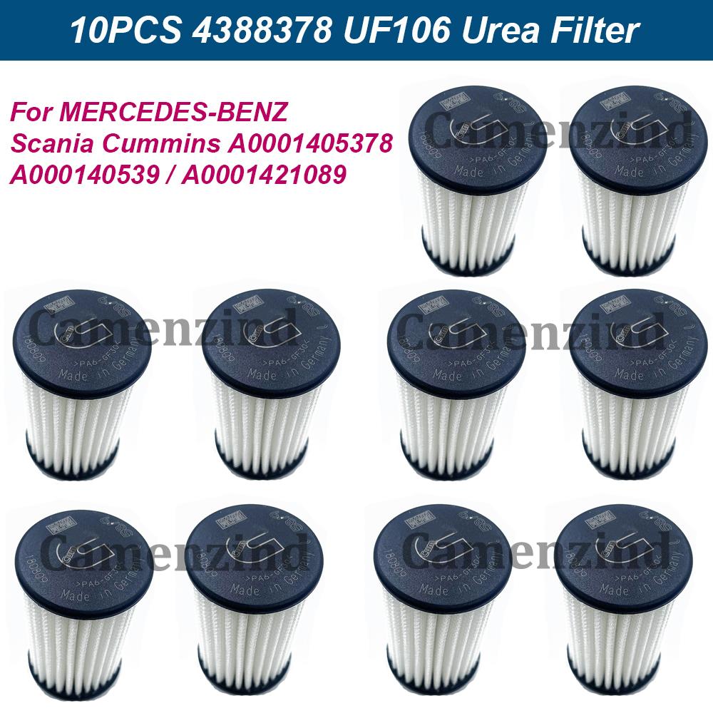 

10PCS Urea Filter / Adblue Filter 4388378 UF106 For MERCEDES-BENZ Scania Cummins A0001405378 / A000140539 / A0001421089 10PCS