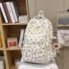 New Style Cute Bow Double Zipper Lightweight Backpack Sweet Girl Large Capacity School Daypack
