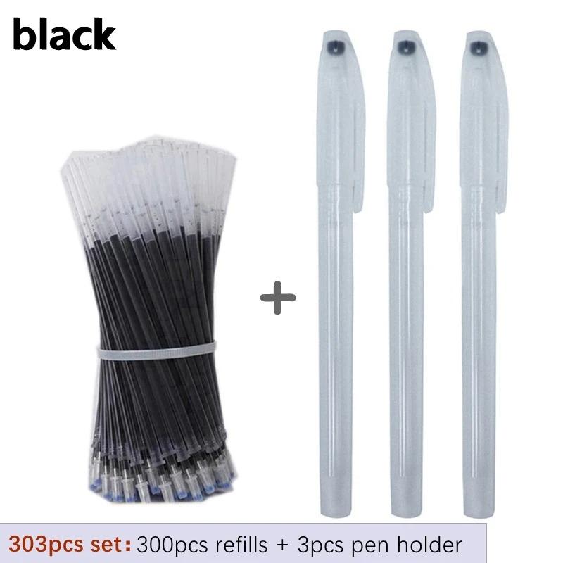 100/300pcs Heat Erasable Pens High Temperature Disappearing Fabric Marker Pen for Patchwork Fabric PU Leather Sewing Tool Hopk