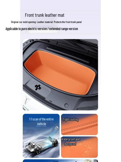 Tiefblau S05 Kofferraummatte & Aufbewahrungsbox für Auto-Innenraum-Modifikation