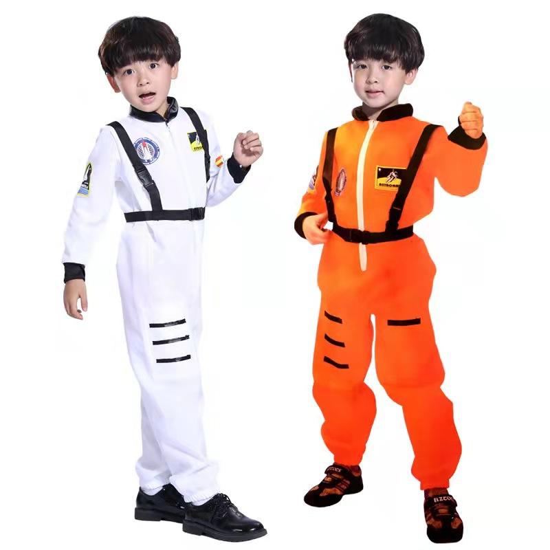Astronaut Spacesuit Adult Children Astronaut Performance Costume Stage Performance Parent-Child Performance Costume Astronaut Costume