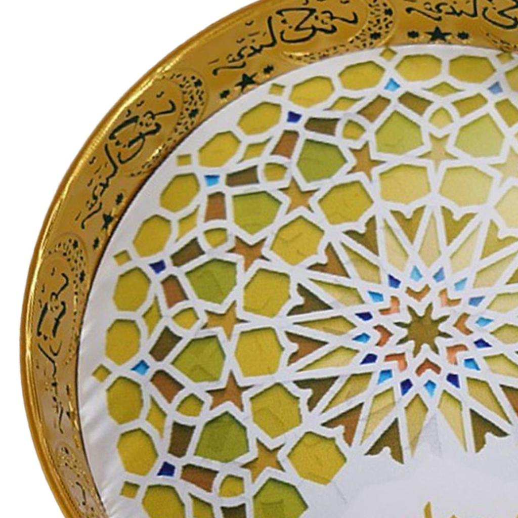 Decorative Eid Mubarak Dessert Tray Cupcake Stand Table Decor Ramadan Decorations Pastry