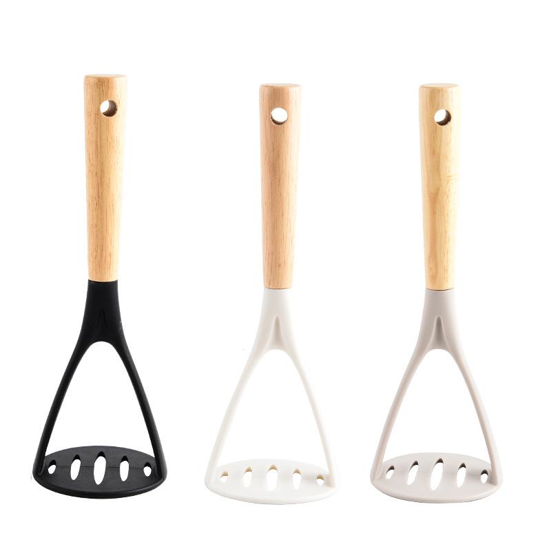 Grenzüberschreitende Küchenwerkzeuge Silikon Kartoffelpresse Pürierer Knoblauchpresse Kartoffelpürierer Hochtemperaturbeständig