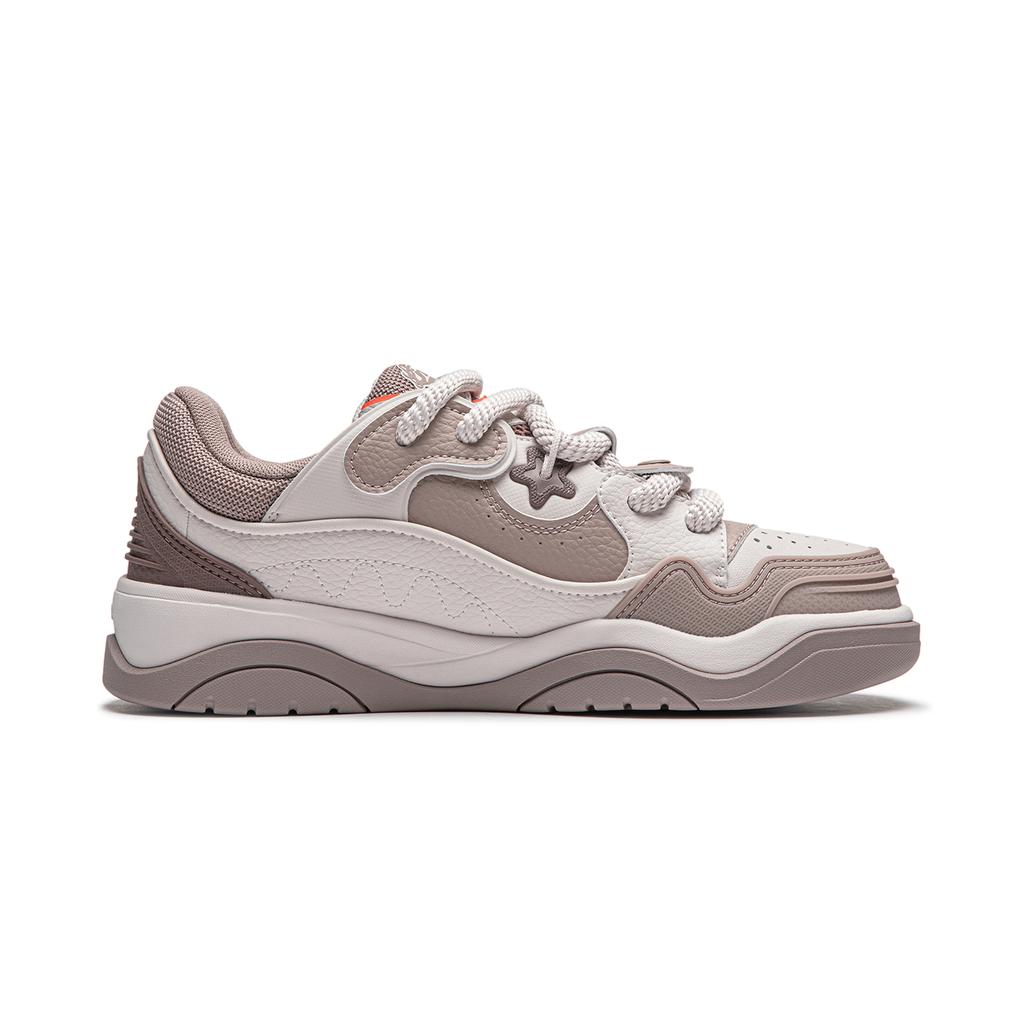 Li Ning Journey 2.0 Thick Sole Boost Sneakers Men Sneakers White Sand Gray AGCU091-7