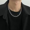 Titanium Steel Knotted Necklace - Men's Trendy Streetwear Clavicle Chain 