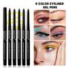 9 Colors of Colorful Eyeliner Pencils, Long-lasting, Waterproof and Non-smudged, Suitable for All Scenes and Can Be Used By All People