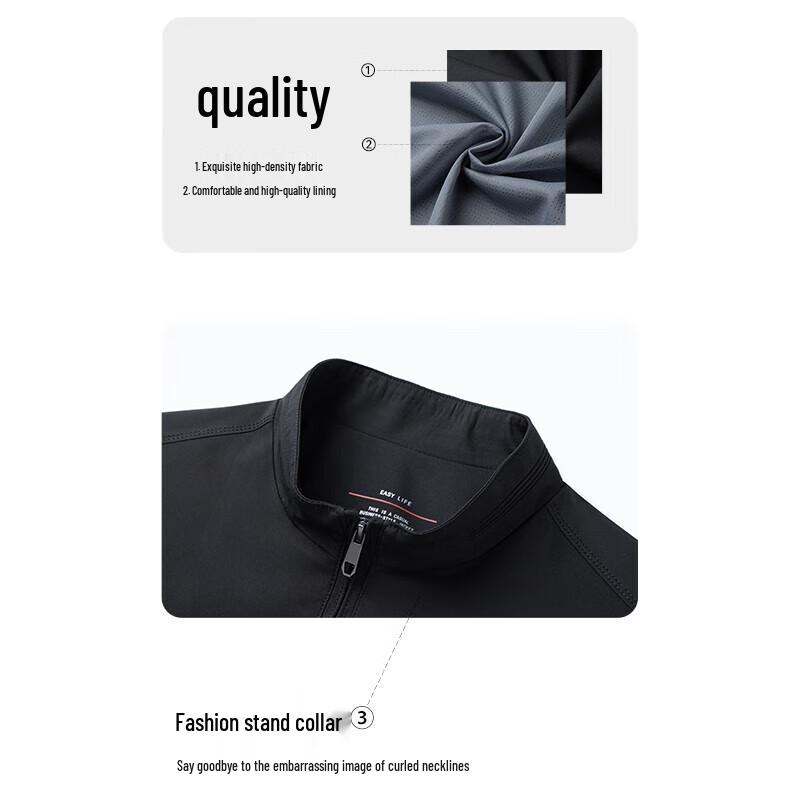 Men's Stand Collar Business Casual Jacket