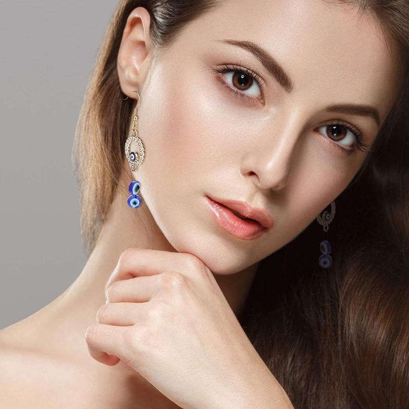 450 Pcs Mixed Colors Round for Evil Eye Spacer Beads 8mm Turkish Eye Beads Lucky Resin Beads Charms for DIY Jewelry Maki