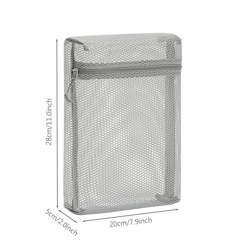 Mesh Makeup Toiletry Storage Bags Handbags Portable Travel Washing Body Shower Tools Organizer Hanging Cosmetic Organizer Pouch