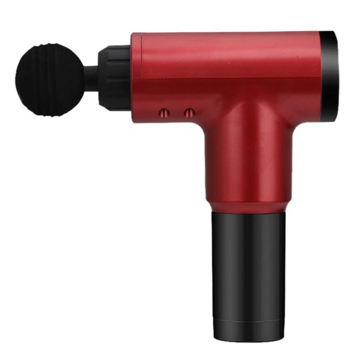 Pistolet Do Masażu Masażer Do Pleców Ciała Massage Gun Mocny 4 Końcówki