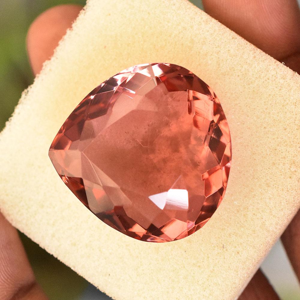 28x27mm LAB-CREATED Big Pear Shape Alexandrite CERTIFIED Loose Gemstone
