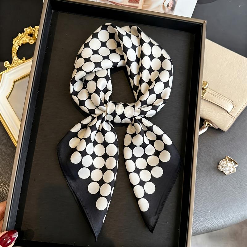 Women's Scarf Print Hijab Female Turban Fashion Luxury Headscarf Neckerchief Headband Shawl Bandana Windproof Handkerchief Wraps