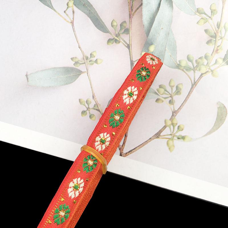 1cm Ethnic Embroidery Lace Trim for Dance Costume and Clothing Accessories