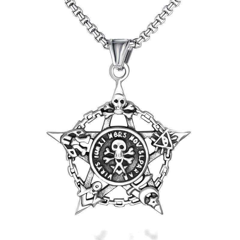 Titanium Steel Necklace, Sweet And Delicate Clavicle Chain One Size серебряный