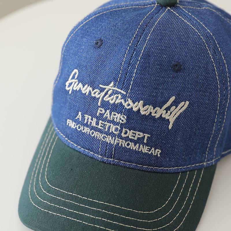 Retro-Jeans-Baseballkappe für Kinder - Modischer Sonnenschutz für Frühling & Herbst