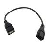 USB 2.0 Female To  USB Female Adapter USB 2.0 Charging Adapter Cable Data Transfer Converter Adapter USB Extension Cable