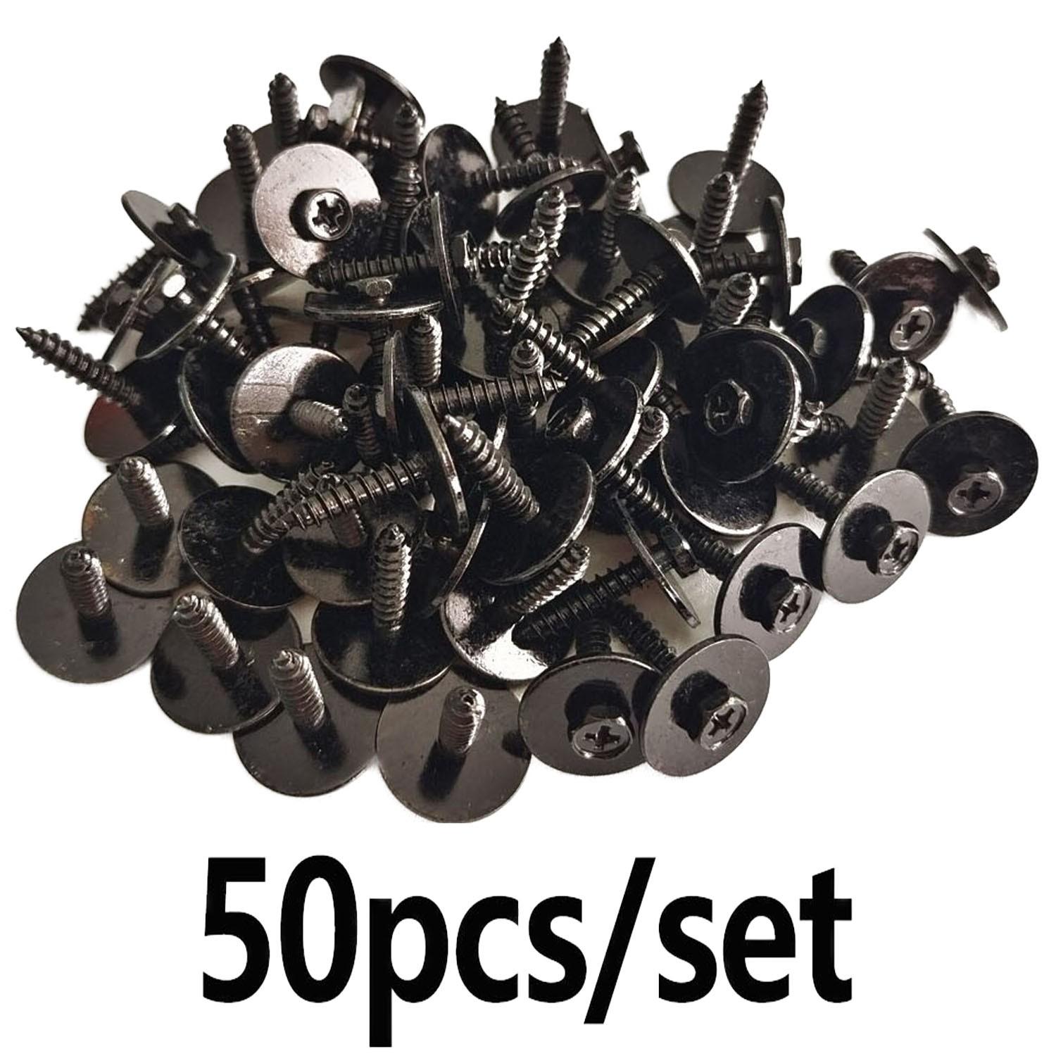 50 шт. Металлические винты для кузова автомобиля, крыла, крепления бампера, молдинга, Универсальные