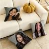 Emilia MMernes PrettyY  Square DoubleSided printed Pillow Case Bedroom Bedside Pillow Sofa Cushion Cover Gift