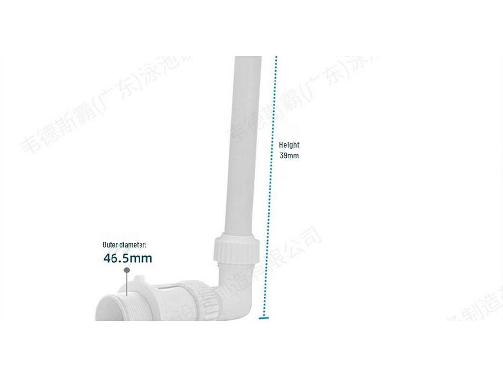 Dual-Head Pool Waterfall Fountain & Garden Sprinkler for Ponds