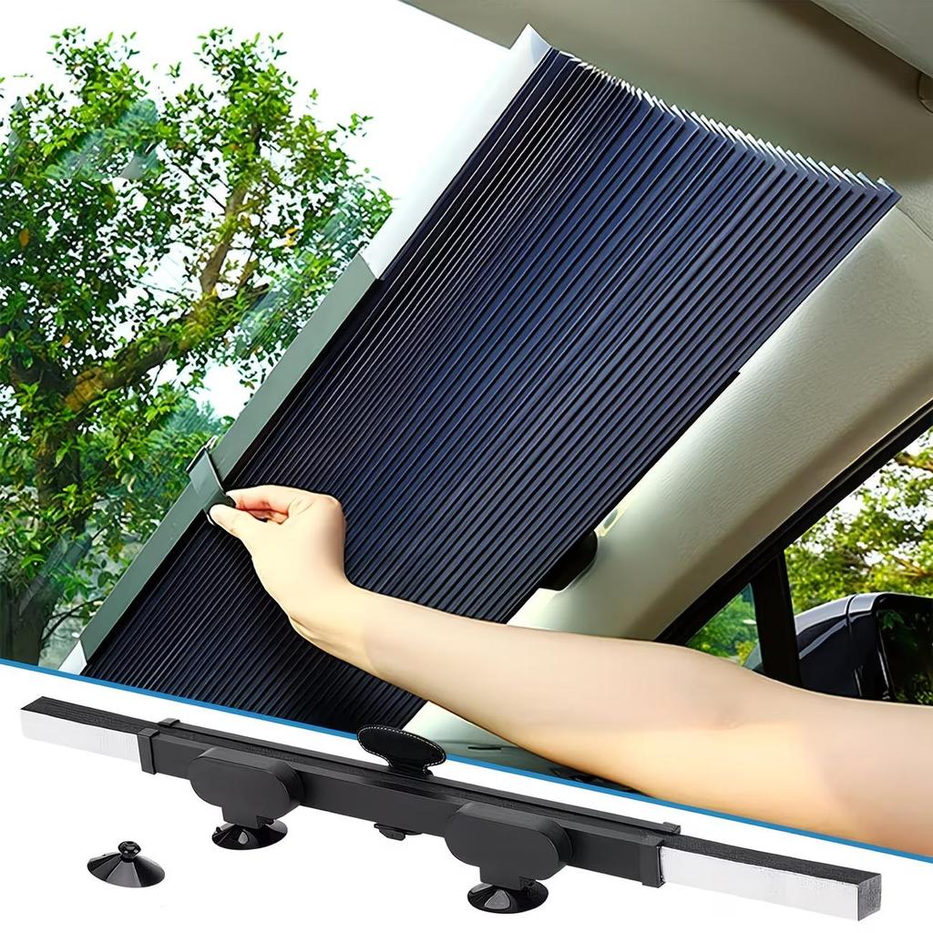 Car Windshield Sunshade, Foldable UV-protective Sun Visor, Suitable for Car Sun Protection and Heat Insulation.