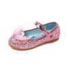 2025 Elsa Princess Crystal Leather Shoes for Girls - Soft Sole Spring/Autumn Performance Shoes