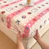 Flannel Bed Sheet Winter Warm Plush Fitted Sheet Soft Mink Cashmere Bed Linen Mattress Cover Elastic Bedspread