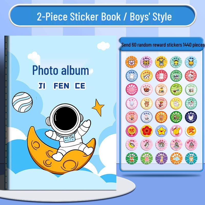 Kids Stamp Collection & Reward Book for Kindergarten and Elementary Students