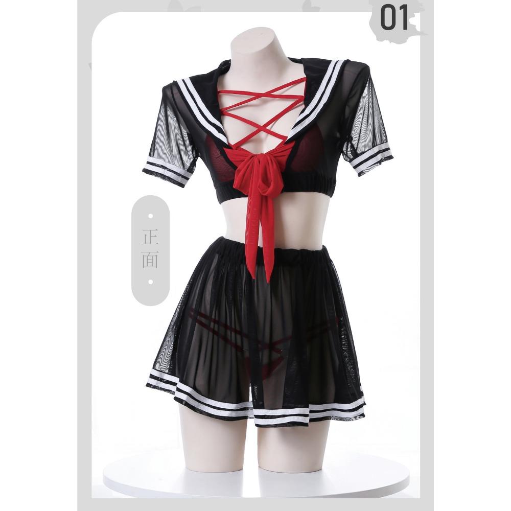 Moonlight Whisper Original New Sex Underwear Women's Sexy Uniform Set Three-point Sex Set