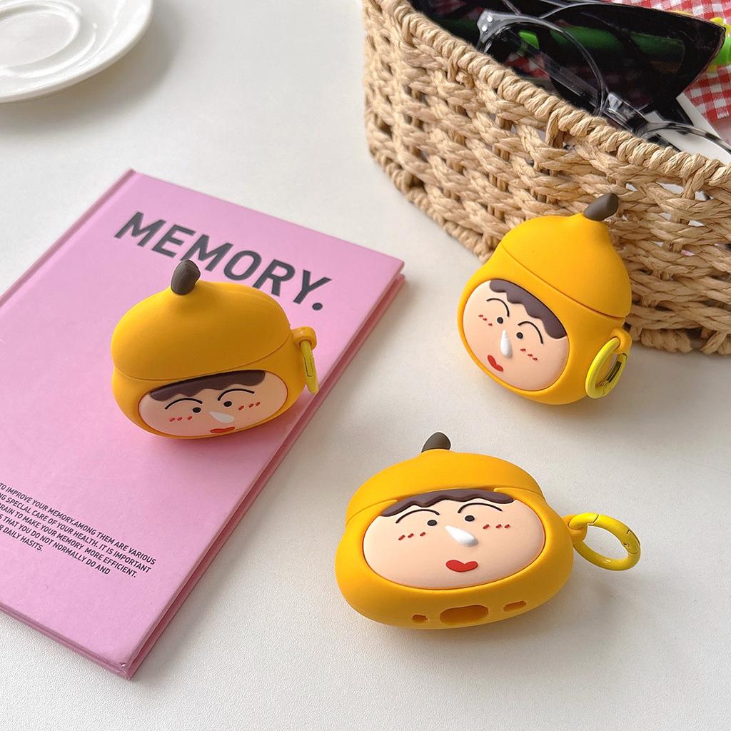 Funny gourd dumb AirPods Pro apple bluetooth headset case 1/1/1 generation cartoon protective cover for tide