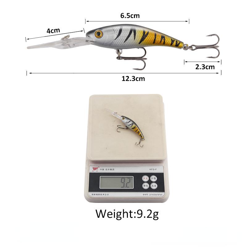 Long Tongue Mino Fake Bait 10cm/9.2g Sound bead Lure