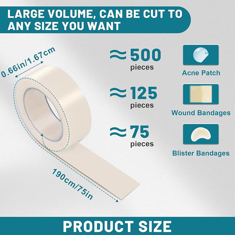 Hydrocolloid Roll For Wound Care Hydrocolloid Patch Bandages With Self-Adhesive, Bed Sore Bandages, Highly Absorbent